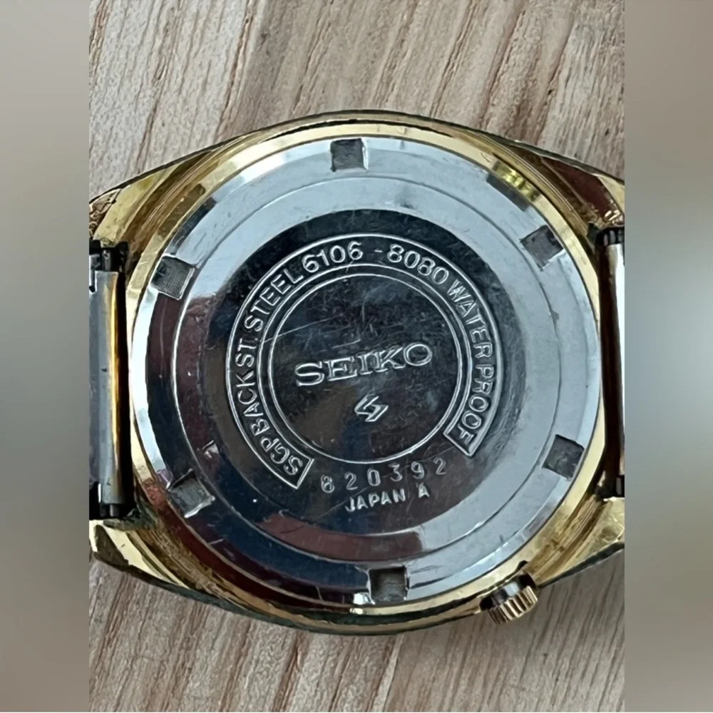 Seiko DX Automatic 25 Jewels Super Rare Vintage Men's Watch Gold Plated Case